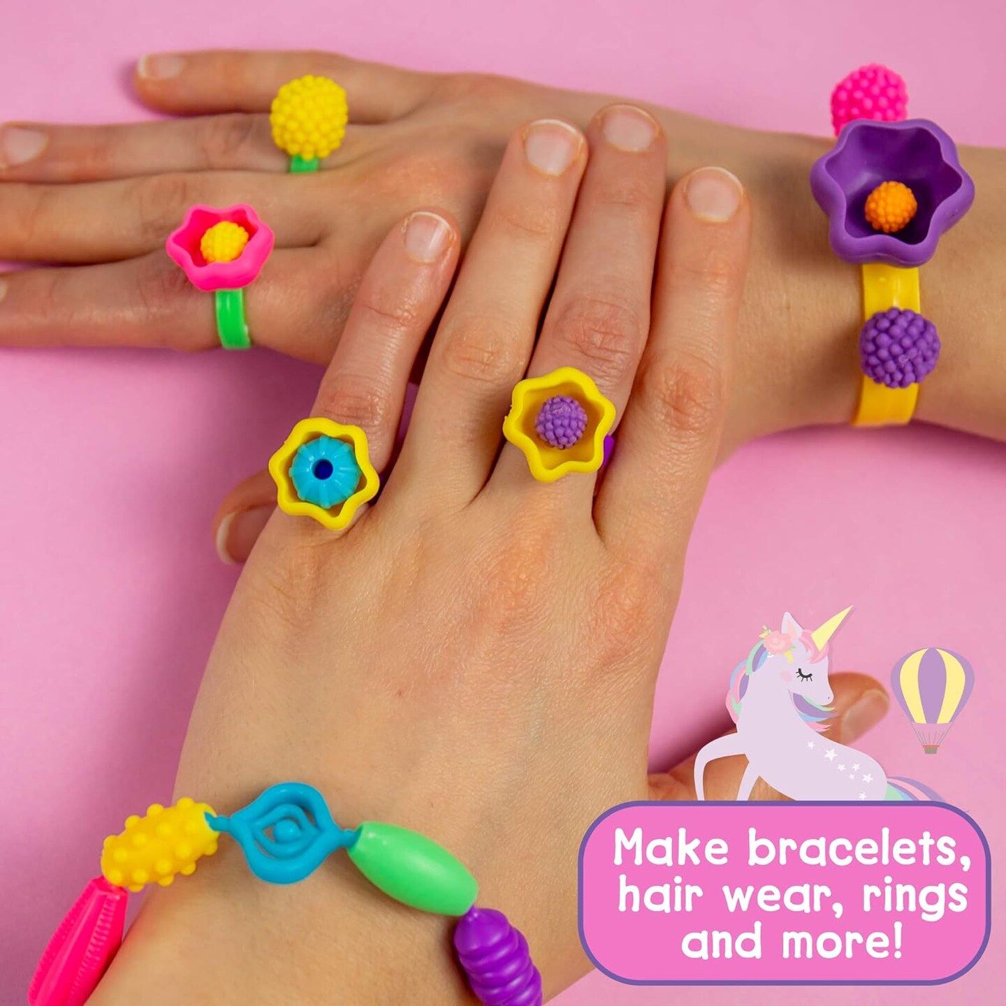500+ Snap-Together, DIY, Bead Kit