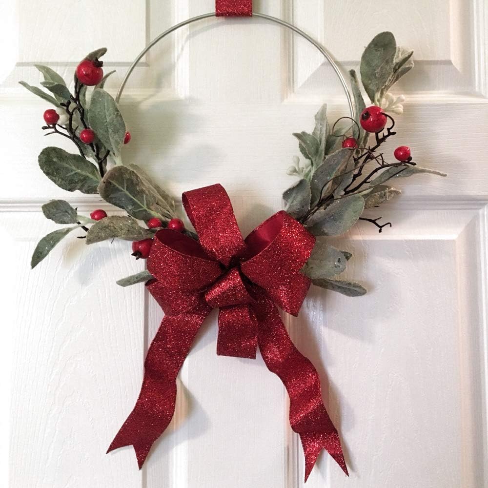 4 Pcs 24 Inch Metal Floral Hoop