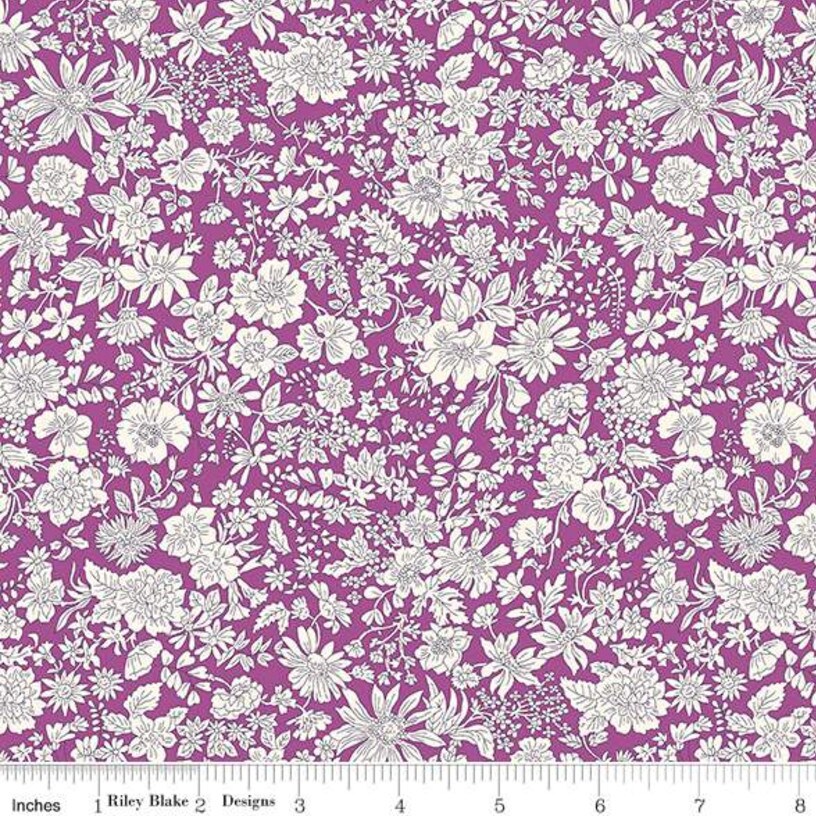 Emily Belle in Crocus (01666436a) | Emily Belle | Liberty Fabrics | Riley Blake