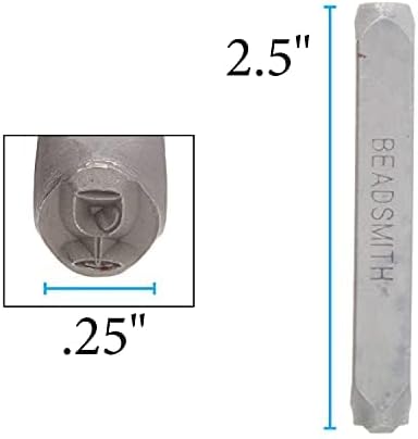 The Beadsmith Steel Design Stamps - Jewelry Stamping Tools, Eagle Design, 2.25 Inches w/ 6 mm Base