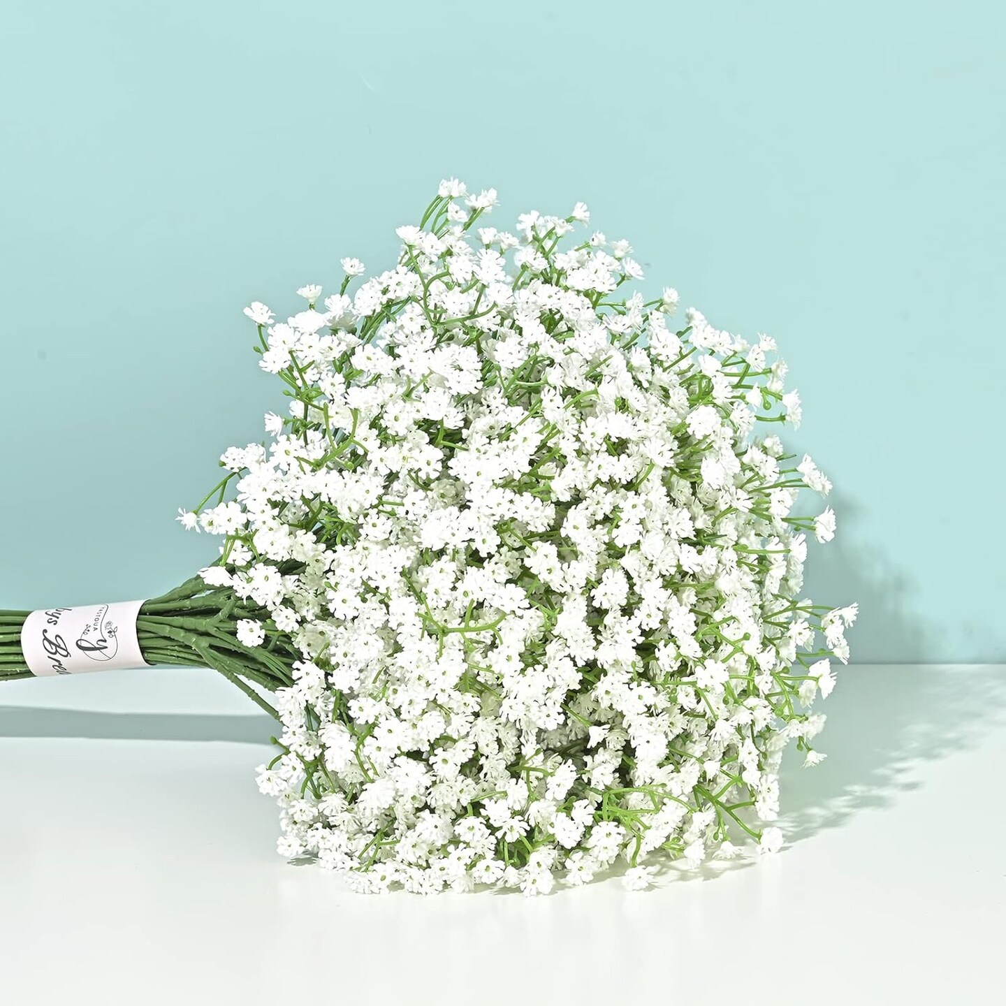 12Pcs Fake White Babys Breath Artificial Flowers