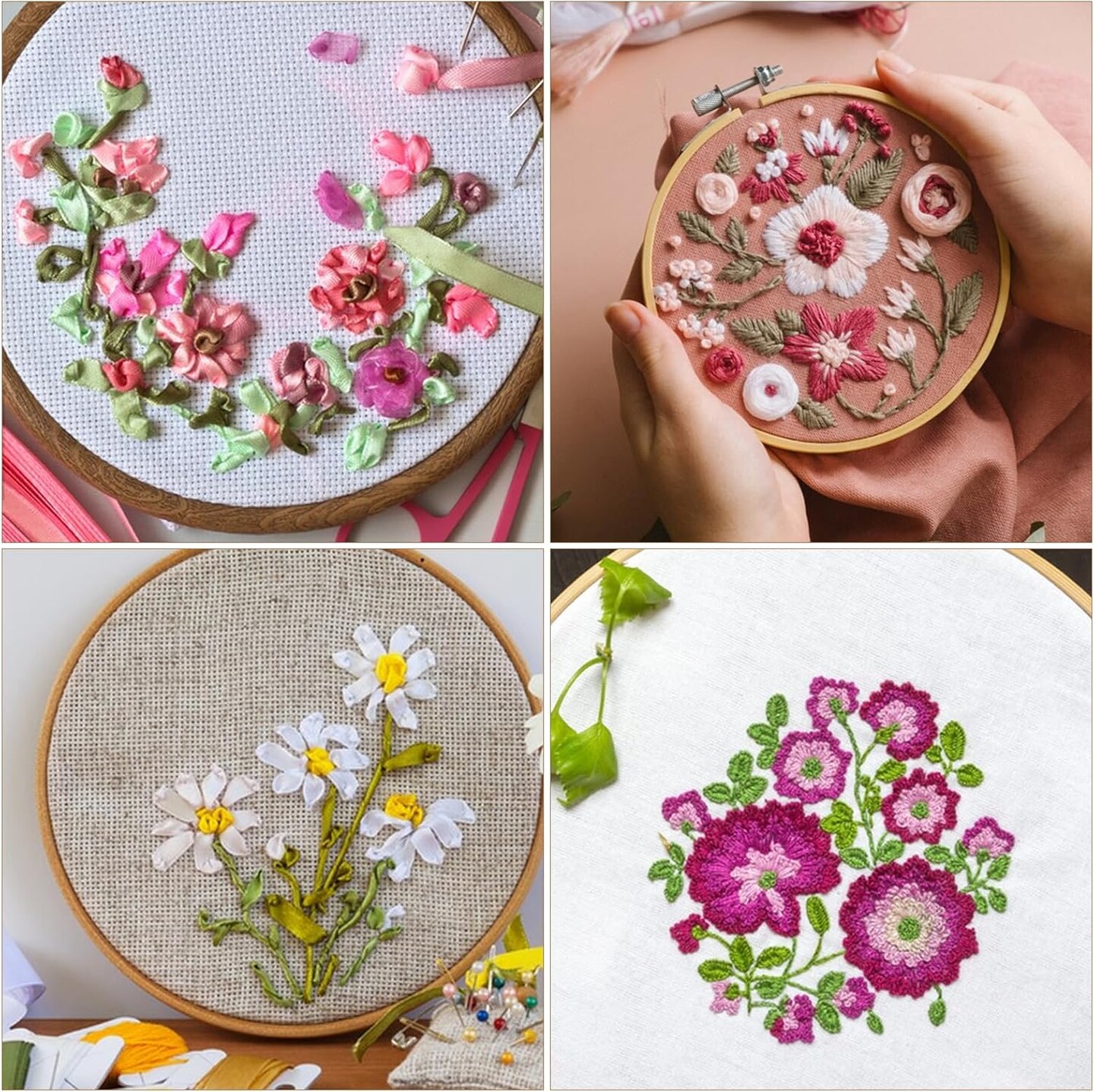 3 Pieces Embroidery Hoops