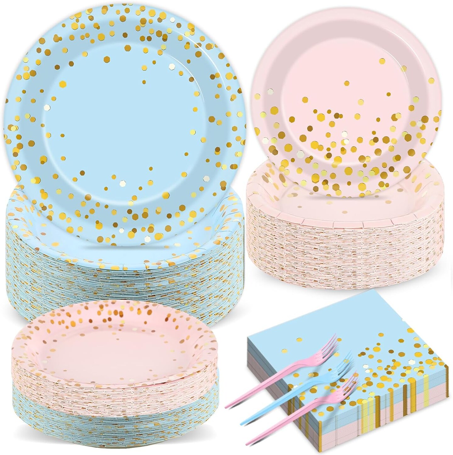 50 Guests Gender Reveal Party Supplies