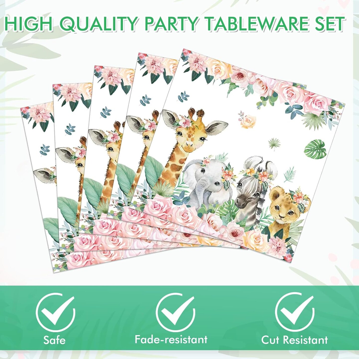 Animal Safari Baby Shower Decorations