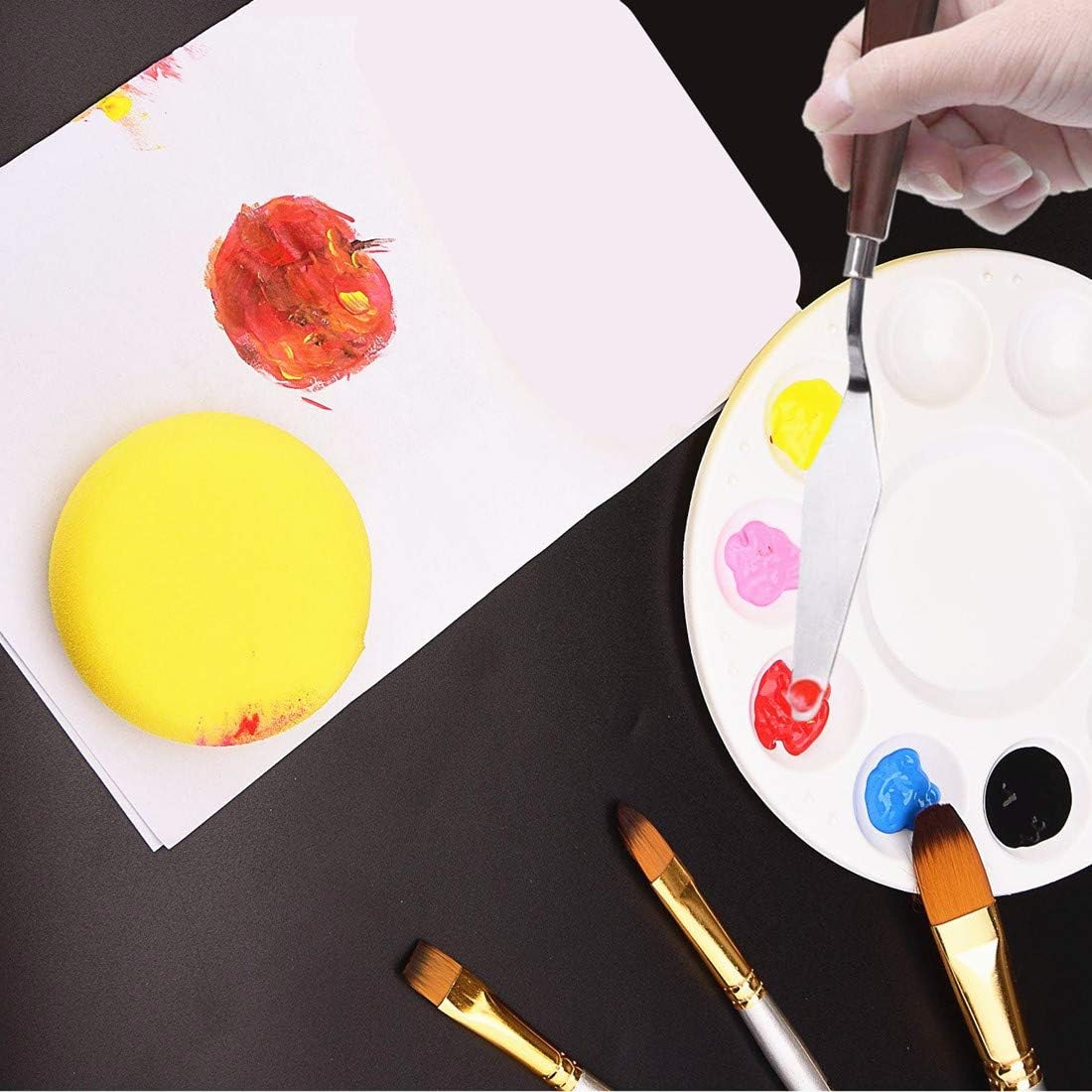 18Pack Oil Paint Brushes Sets Professional Artist Acrylic Brush Kits ( 15 Sizes )