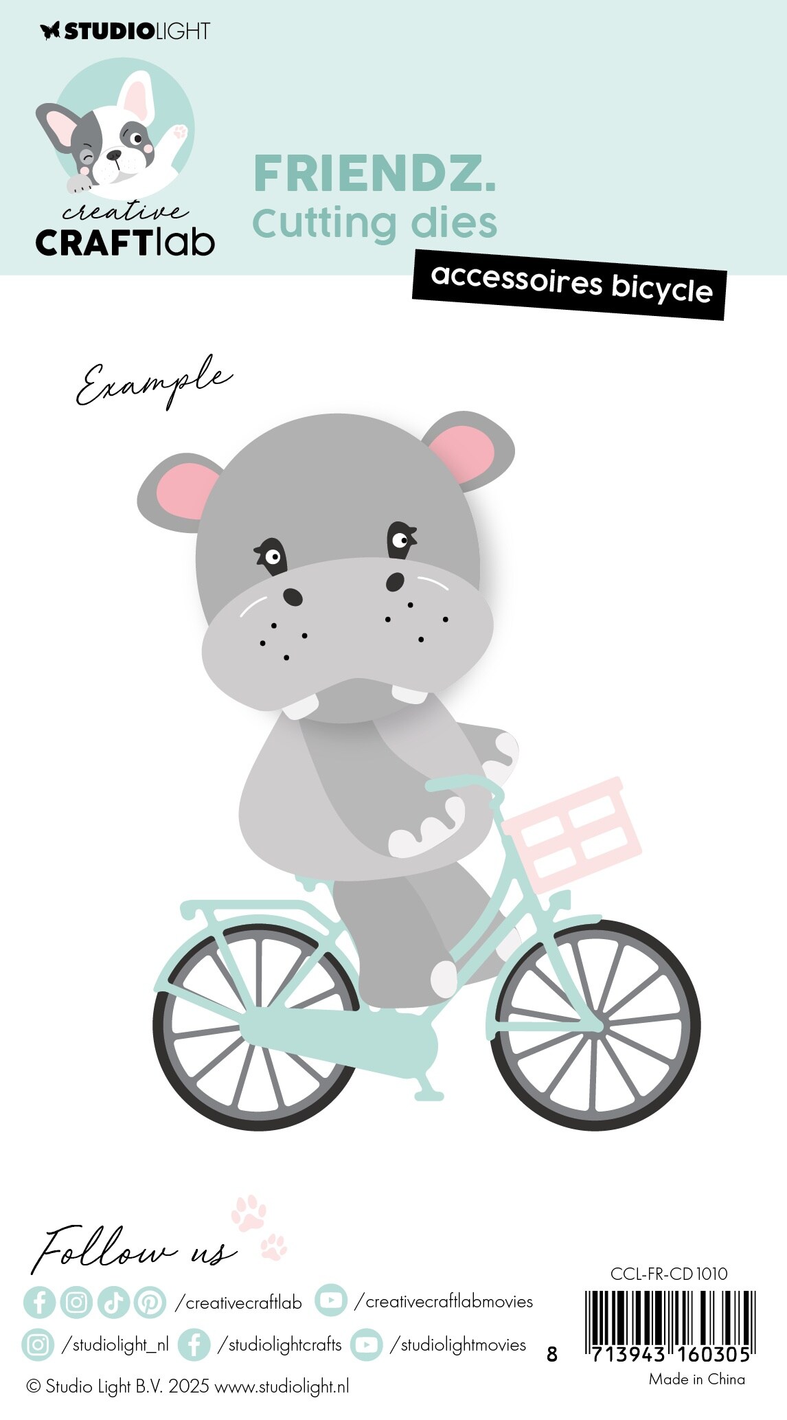 Creative Craftlab Friendz Cutting Die-Accessories Bicycle