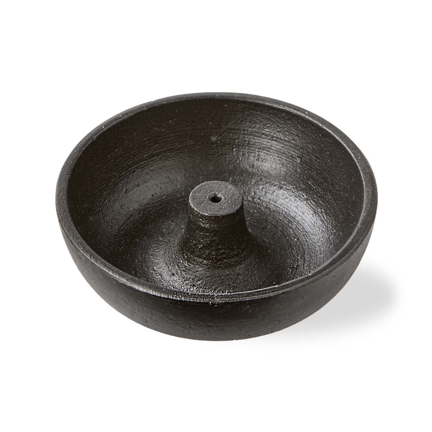 Amani Bowl Incense Stick Holder Black Iron Serving Bowl Dishwasher Safe 3x3x1 Home Fragrance Everyday Use