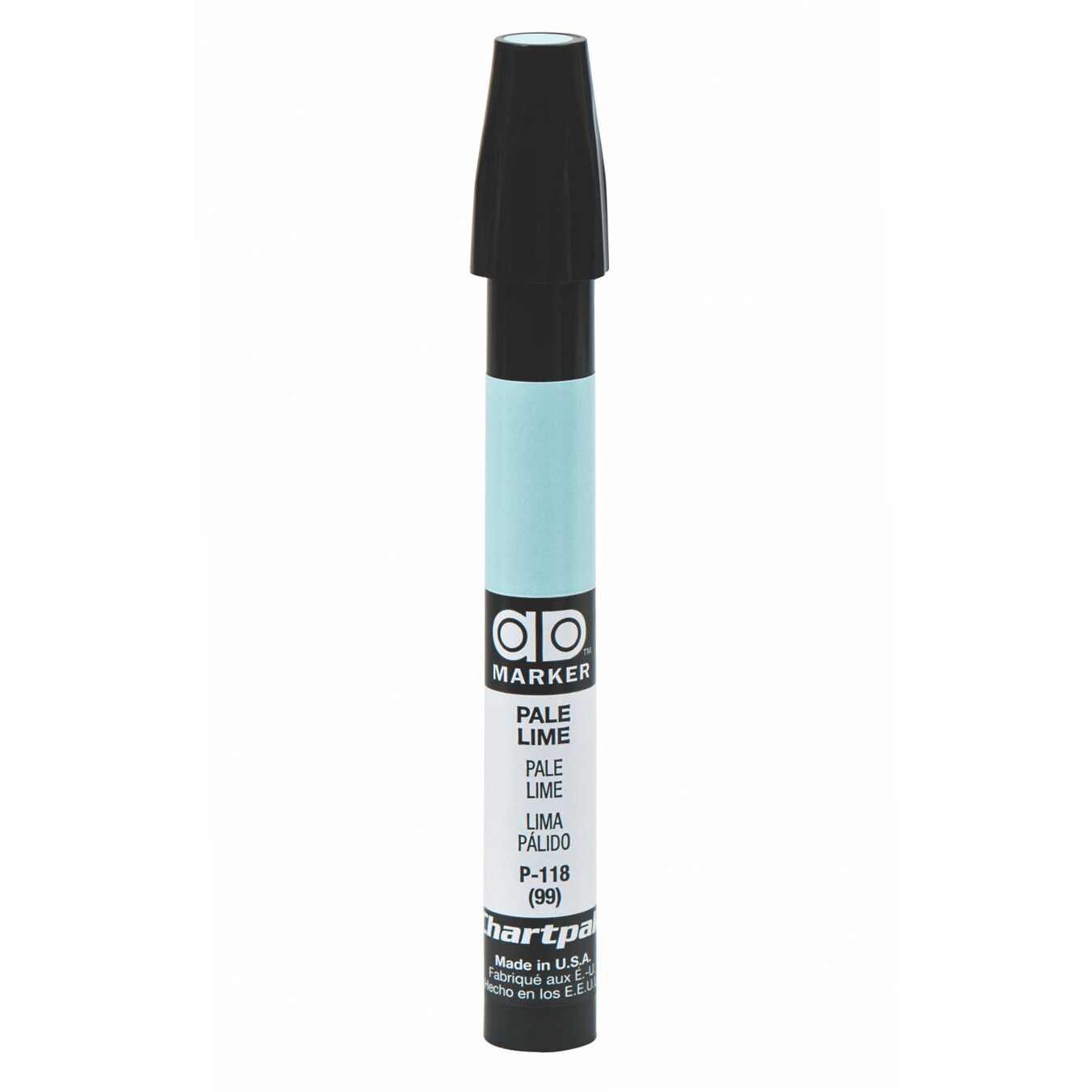Chartpak AD&#xAE; Marker Blue Color Family, Tri-Nib