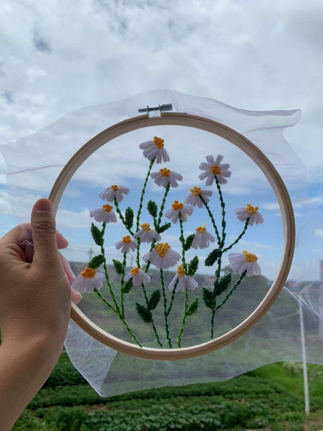 Embroidery Cross Stitch Kits for Beginners (Daisy)
