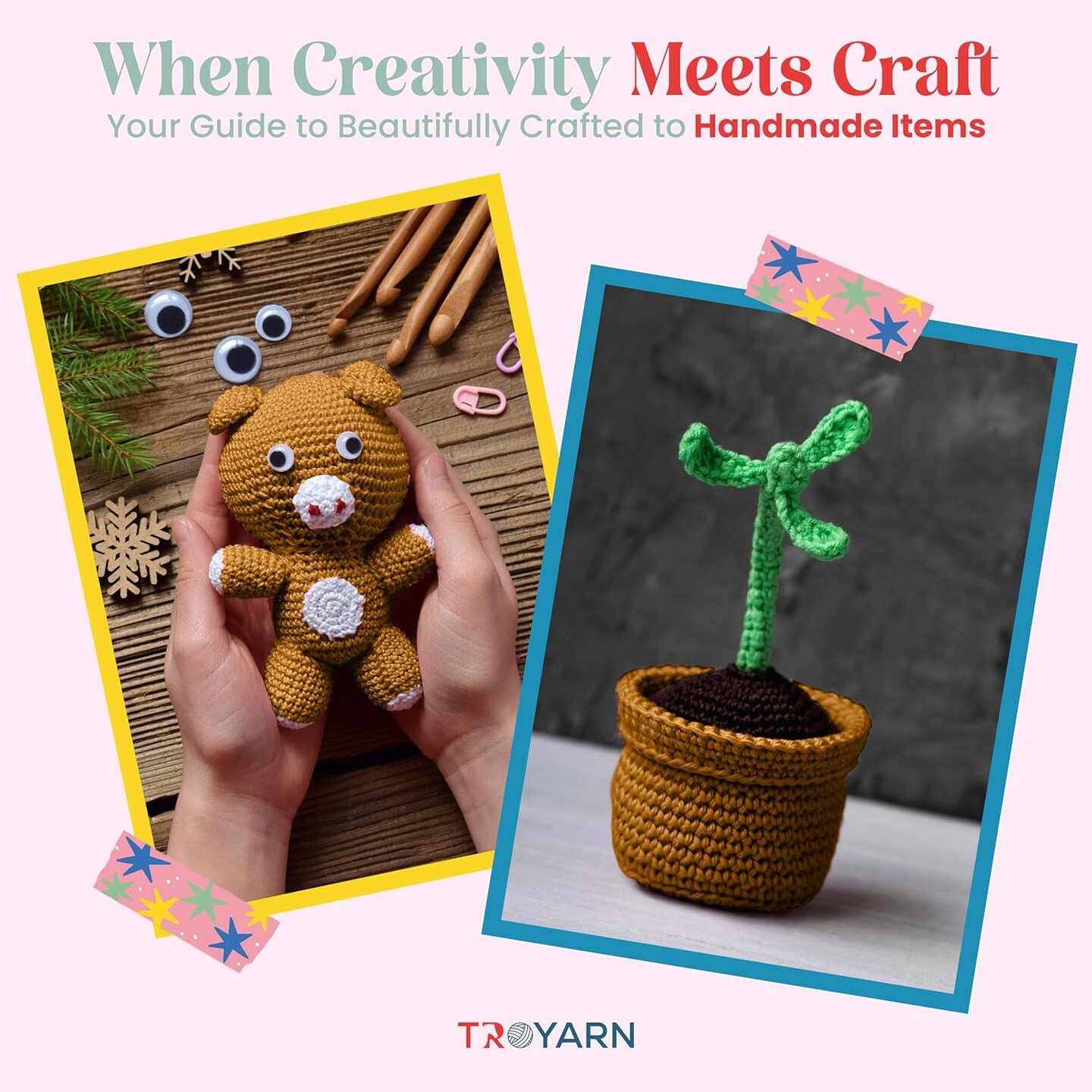 60% Cotton 40% Acrylic Crochet Yarn