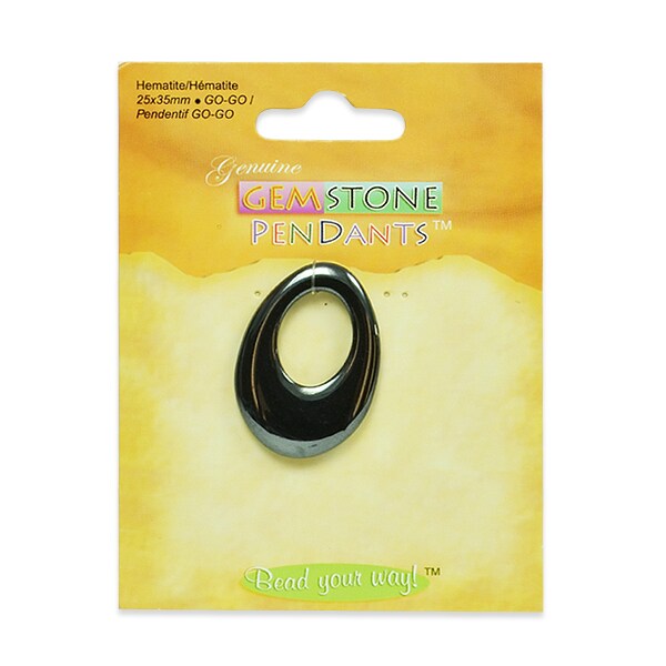 Hematite Go Go Pendant