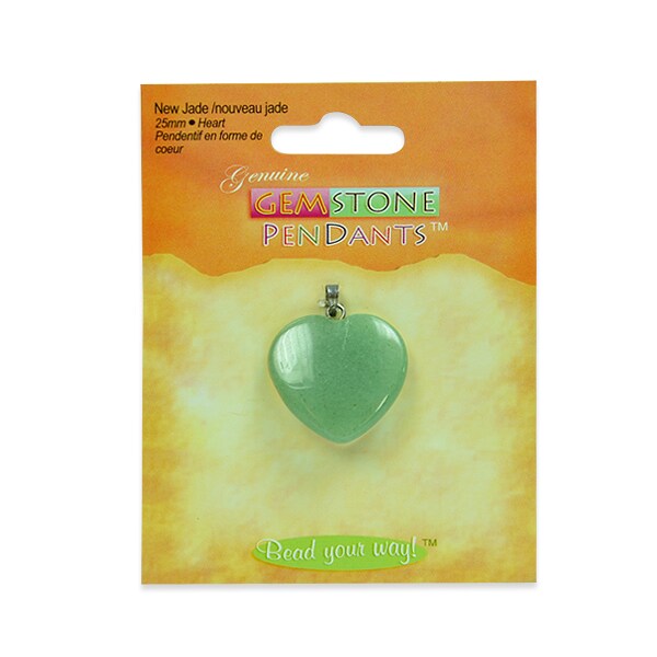 New Jade Heart Pendant