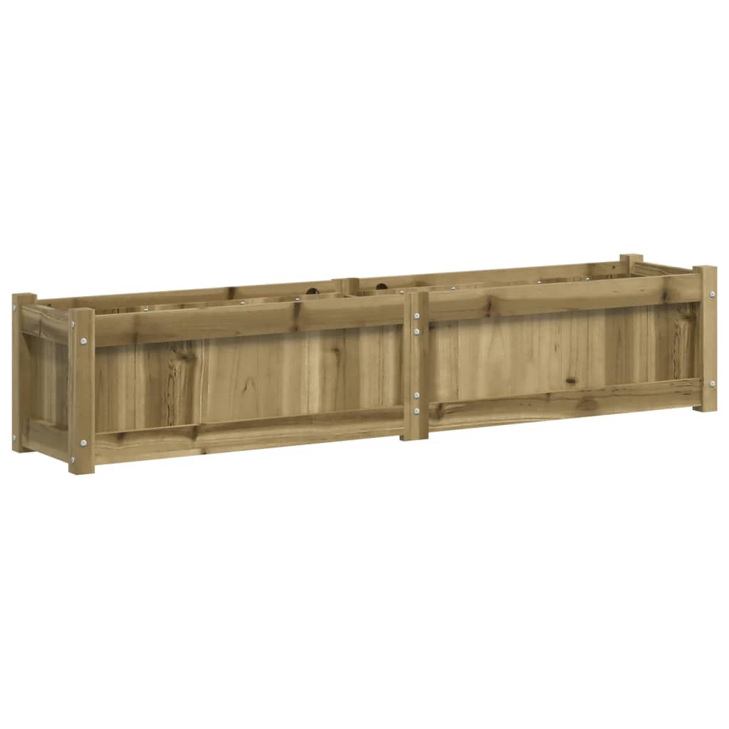vidaXL Garden Planter 59.1"x12.2"x12.2" Impregnated Wood Pine
