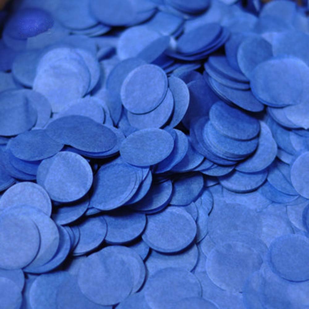 1 inch Tissue Paper Confetti 5000 pcs Circle Confetti Wedding &#x26; Birthday Party Decoration Royal Blue