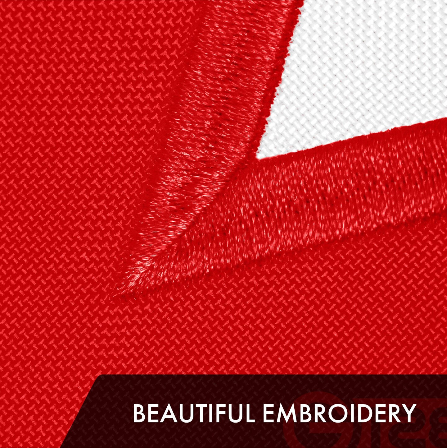 G128 Alabama AL State Flag | 3x5 Ft | ToughWeave Series Embroidered 300D Polyester | Embroidered Design, Indoor/Outdoor, Brass Grommets