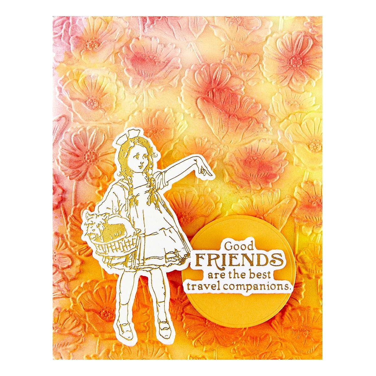 Spellbinders 3D Embossing & Cut Folder-Field of Poppies, Wonder Of Oz