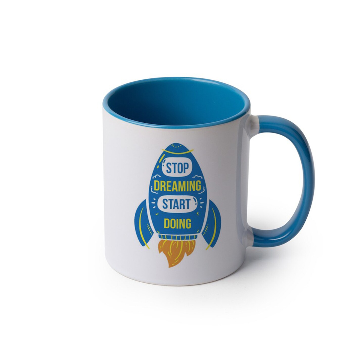 11oz Sublimation Mugs with Colored Handles &#x26; Interiors | Tazas para Sublimar, Bulk Mugs for Custom Designs &#x26; Branding | White Mugs Set of 12 or Case of 36