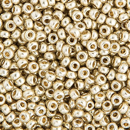 Miyuki 250g Duracoat Galvanized Round Rocailles Seed Beads, 6/0