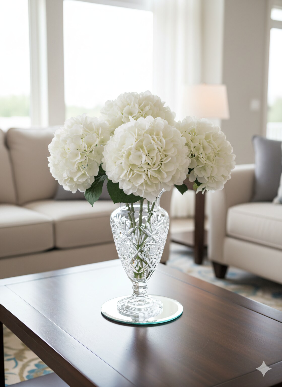 12-Pack: White Hydrangea Stem with Lifelike Silk Foliage by Floral Home&#xAE;