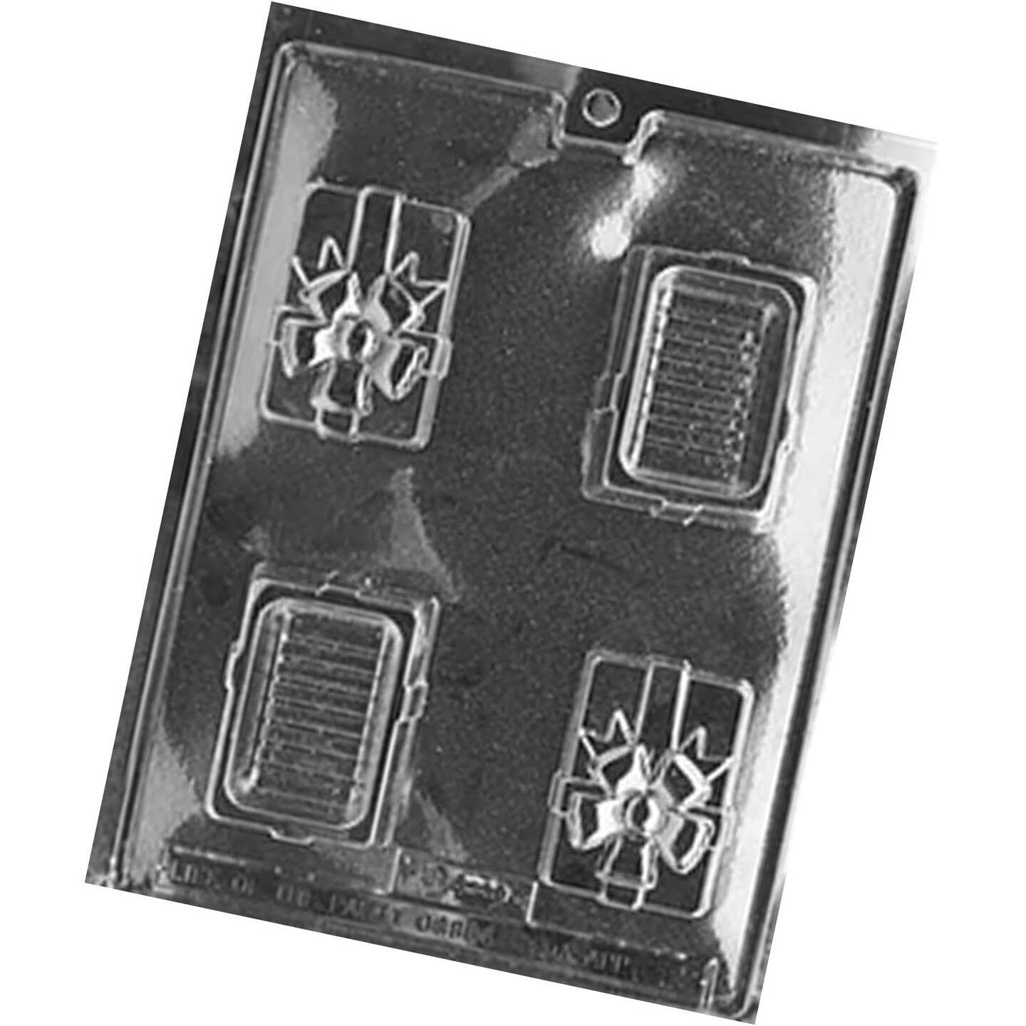Small Gift Box with Bow Chocolate Mold for Elegant Creations