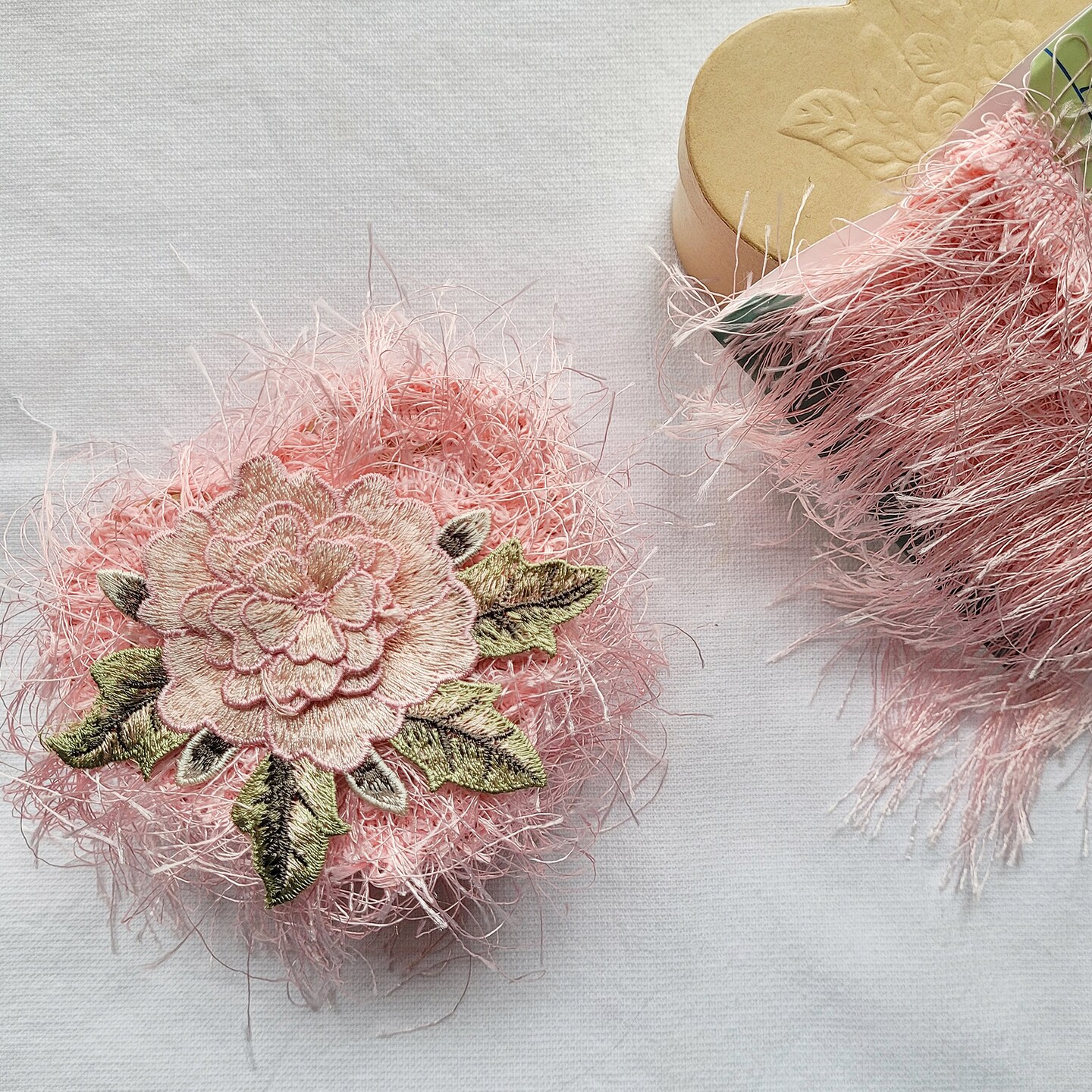 Heart Box with Rose Embossed Lid