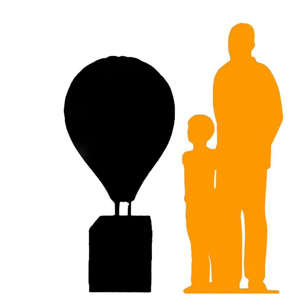 Large Pink Hot Air Balloon Over Sized Statue