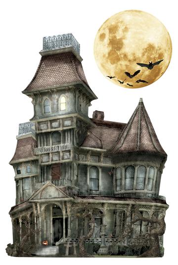 Paper House Haunted House Dimensional Stickers