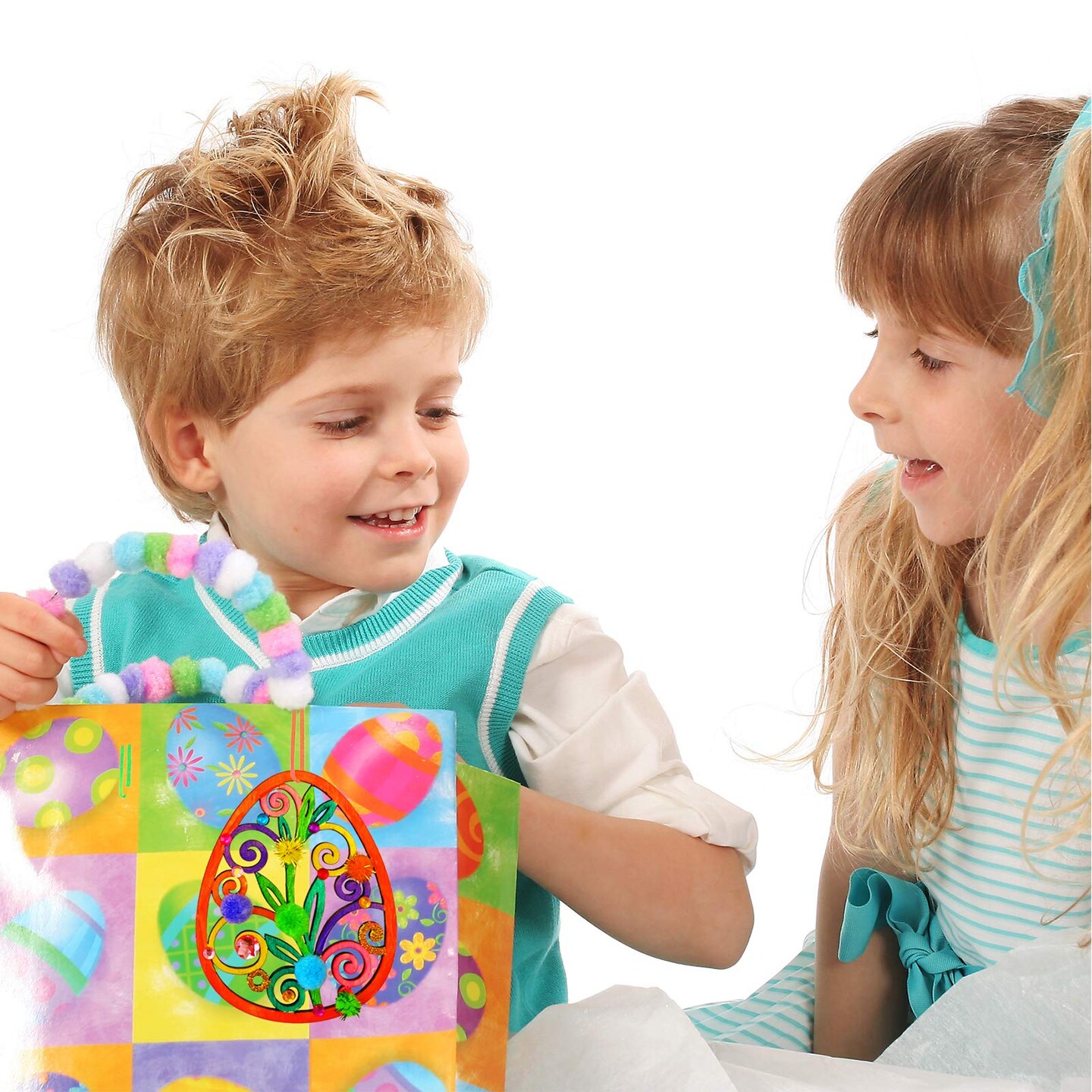 32 Sets Wooden Easter Ornaments Decorations DIY Easter Craft Kits Assorted Paintable Unfinished Wood Laser Cut Easter Egg Ornaments Pom-poms for Kids Easter Spring Classroom Home Activity Art Project