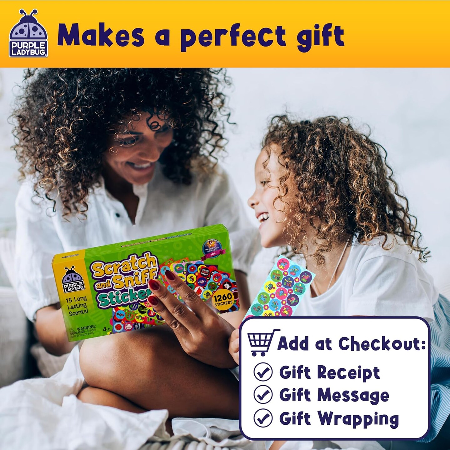 1260 Variety Scratch and Sniff Stickers - 15 Unique Scents - Fun and Motivational