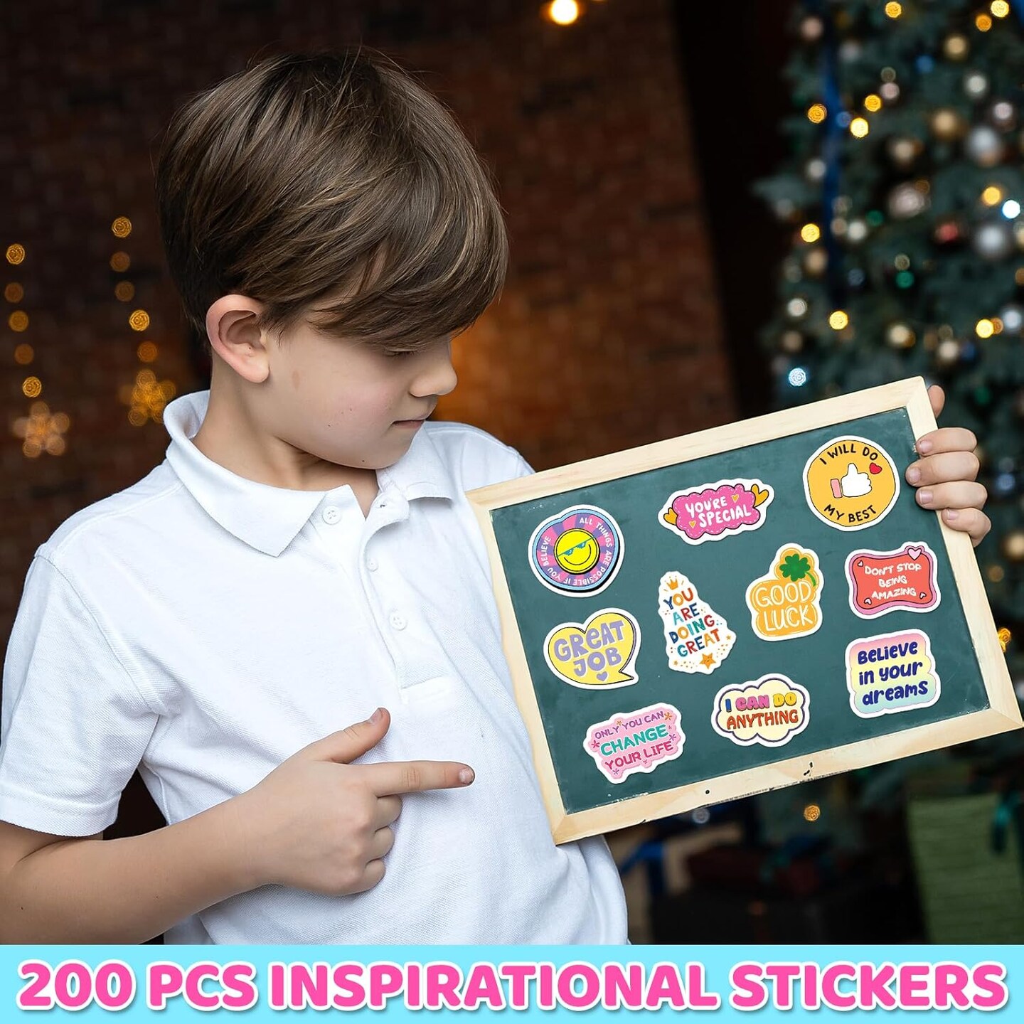200 Pcs Motivational Stickers, Inspirational Quotes Stickers
