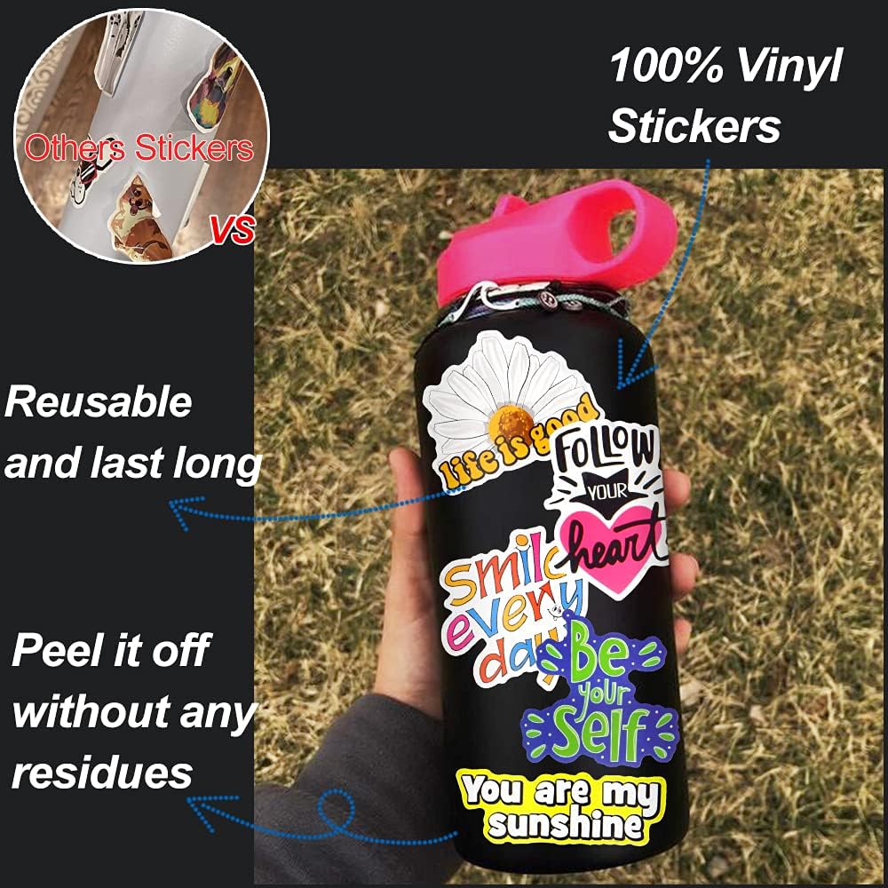 Gaming Stickers for Boys Kids Video Game Water Bottles 50 PCS Waterproof Vinyl Gifts