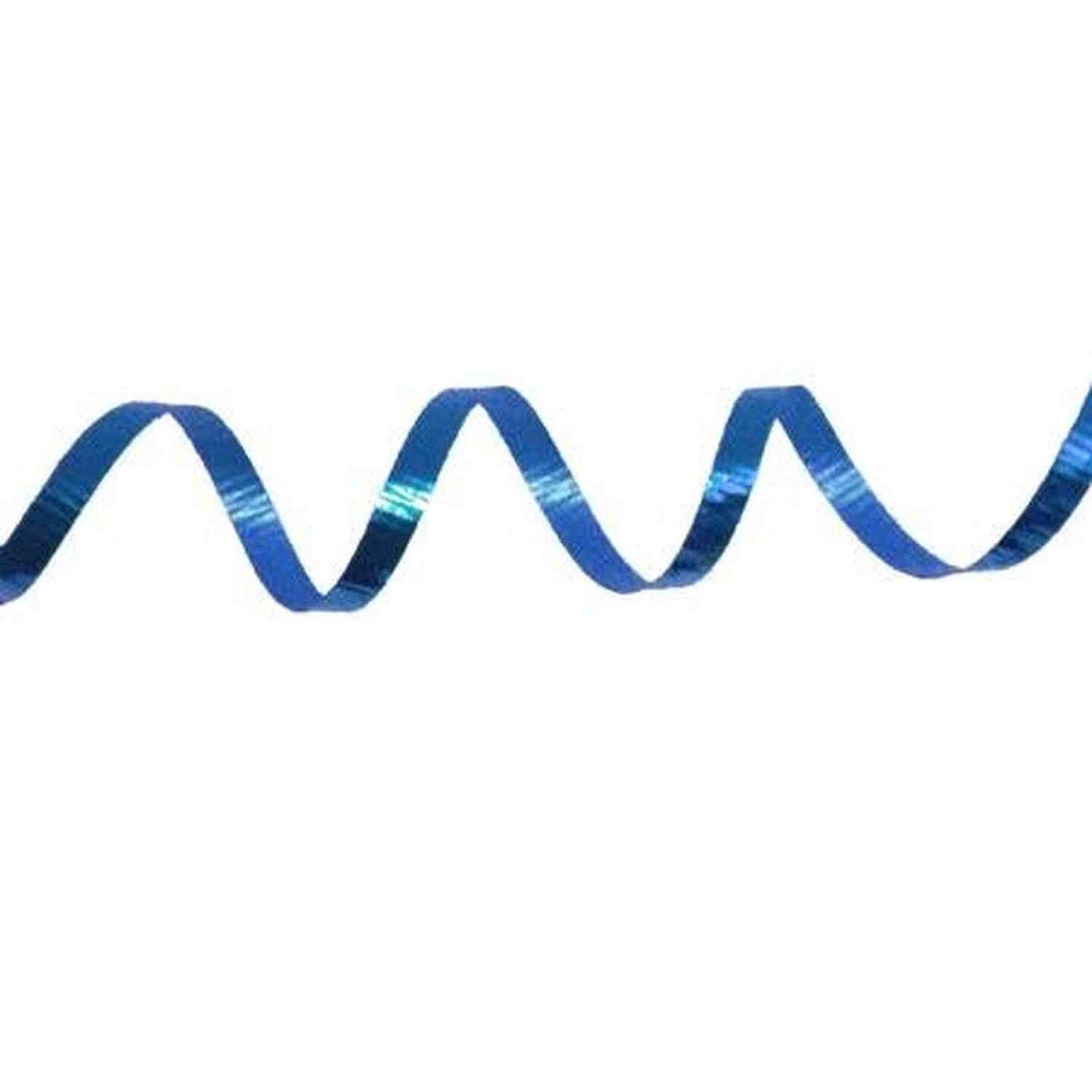 3/16in Crimped Metallic Curling Ribbon: Royal Blue (250 Yards)