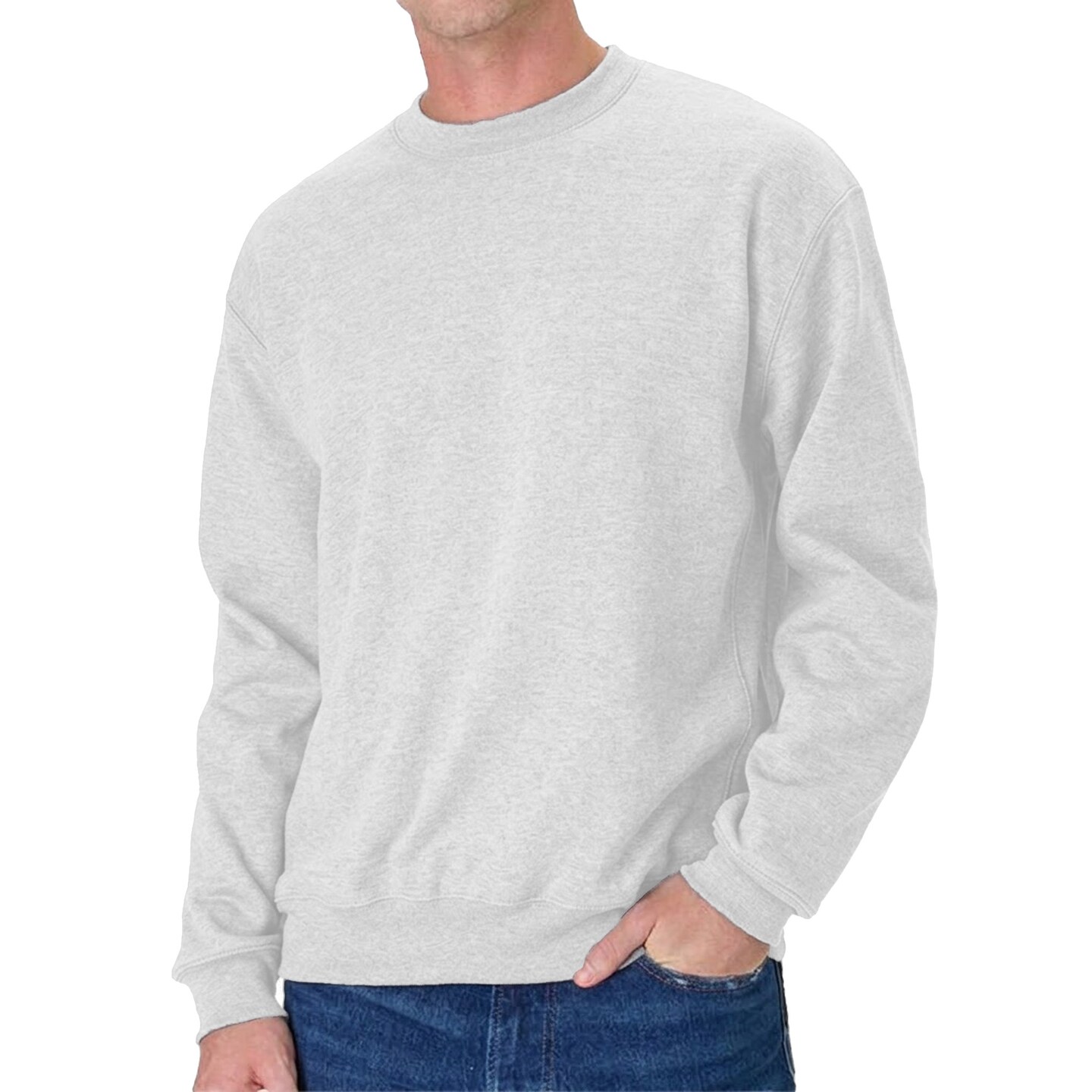Hanes Beefy Premium Heavyweight Crewneck Fleece Sweatshirt - Ideal for HTV