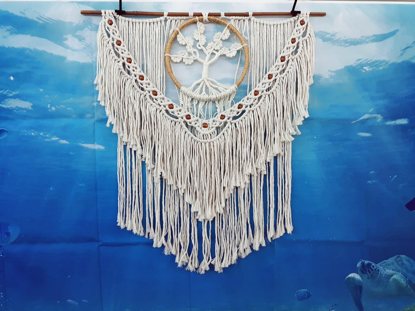 Tree of Life Macrame Wall Hanging for Home Decor, Nature Lovers