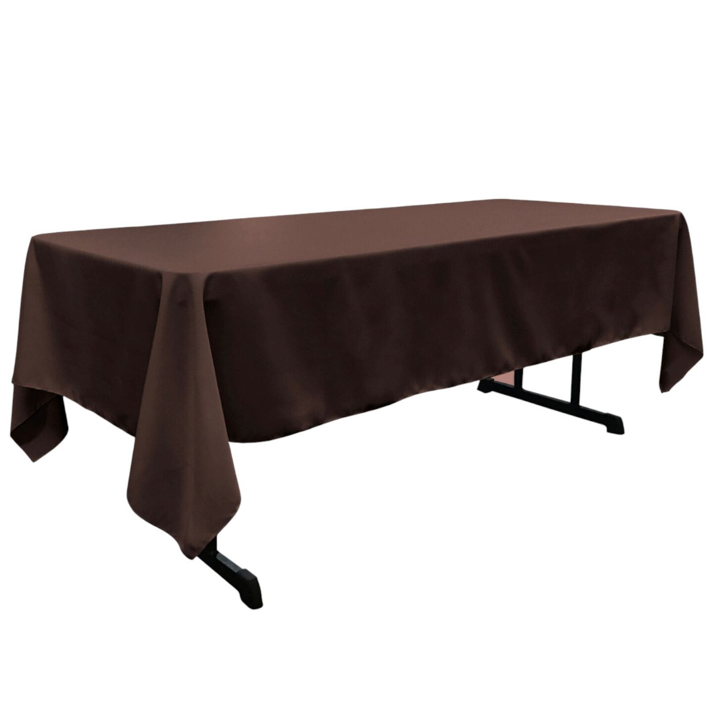 Rectangular Tablecloth Polyester Poplin Seamless Stain Resistant 60 x 120 Inches