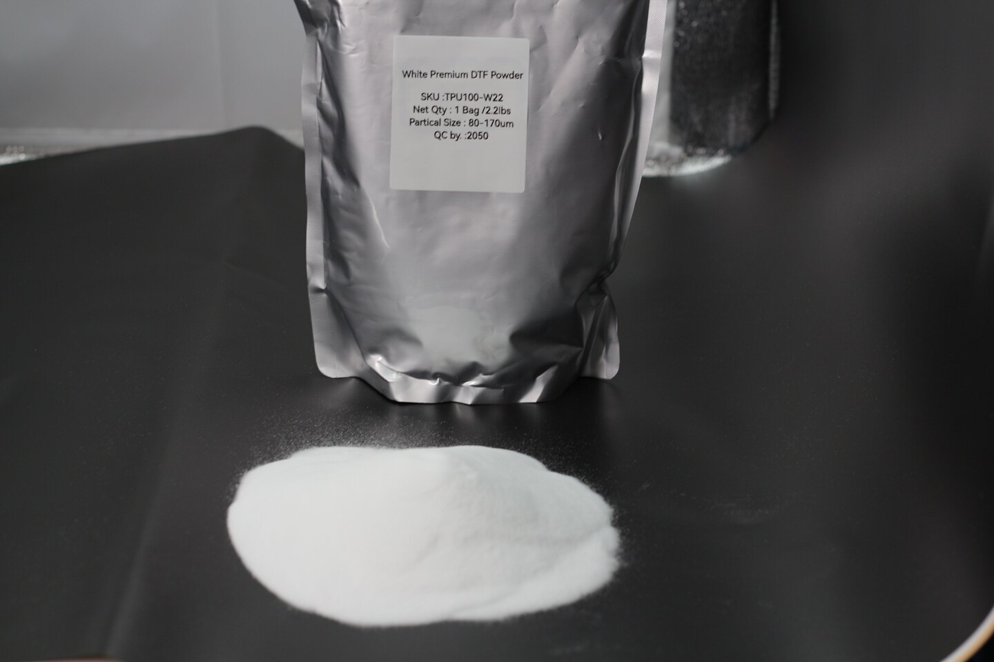 DTF White Hot Melt Adhesive Powder 1KG (2.2Lbs)