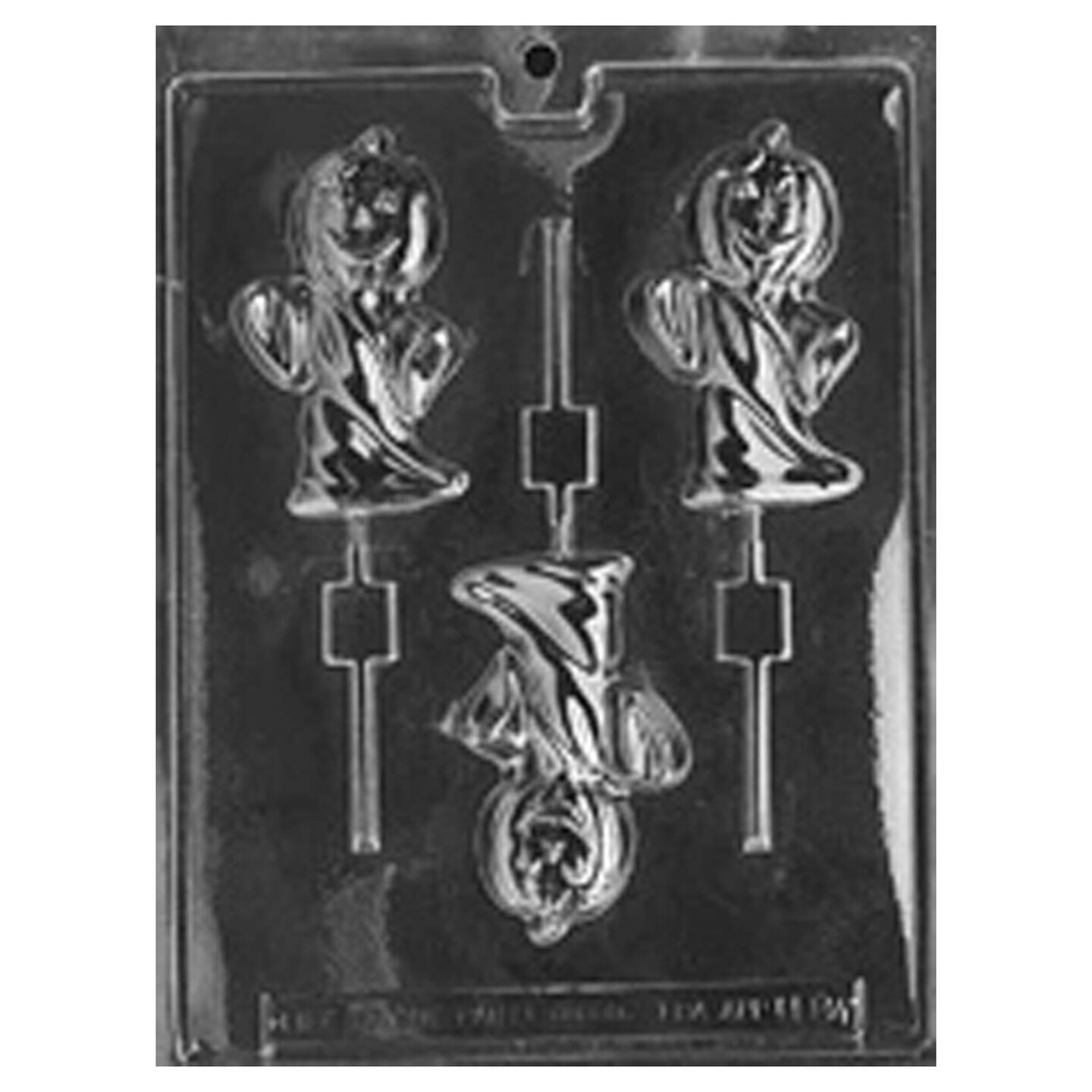 Ghost With Pumpkin Head Lolly Chocolate Mold