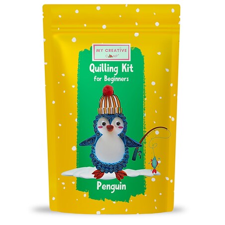 Penguin Quilling Craft Kit - Project, Tool, Instructions