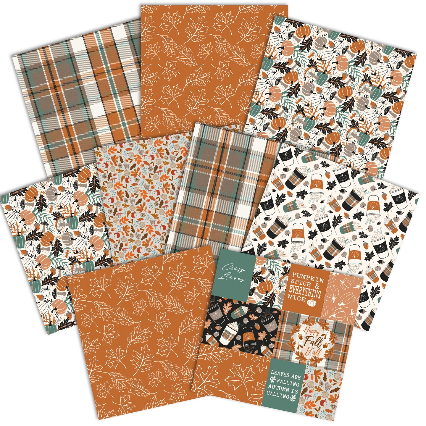 Pumpkin Spice Fall Paper Assortment