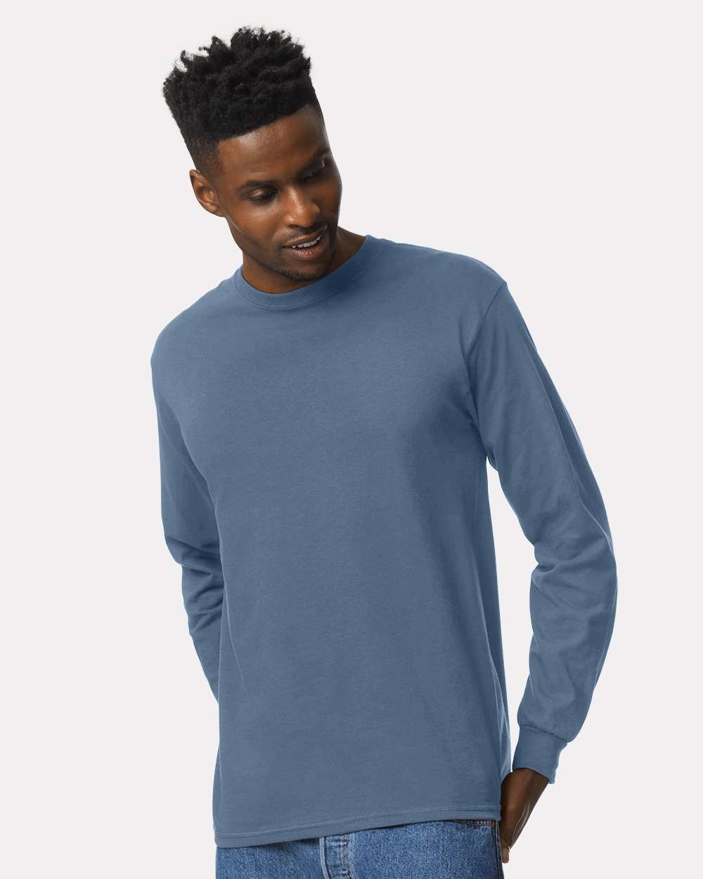 Gildan® Ultra Cotton Heavyweight Long Sleeve T-Shirt For Custom Printing