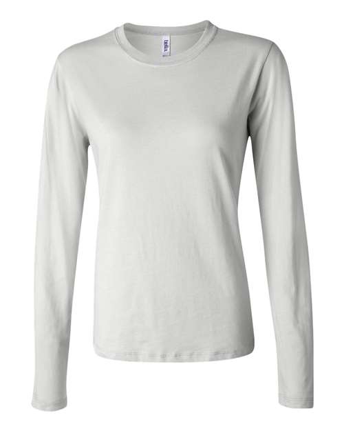 BELLA + CANVAS Women’s Jersey Long Sleeve Tee for Casual Layering & Custom Printing.