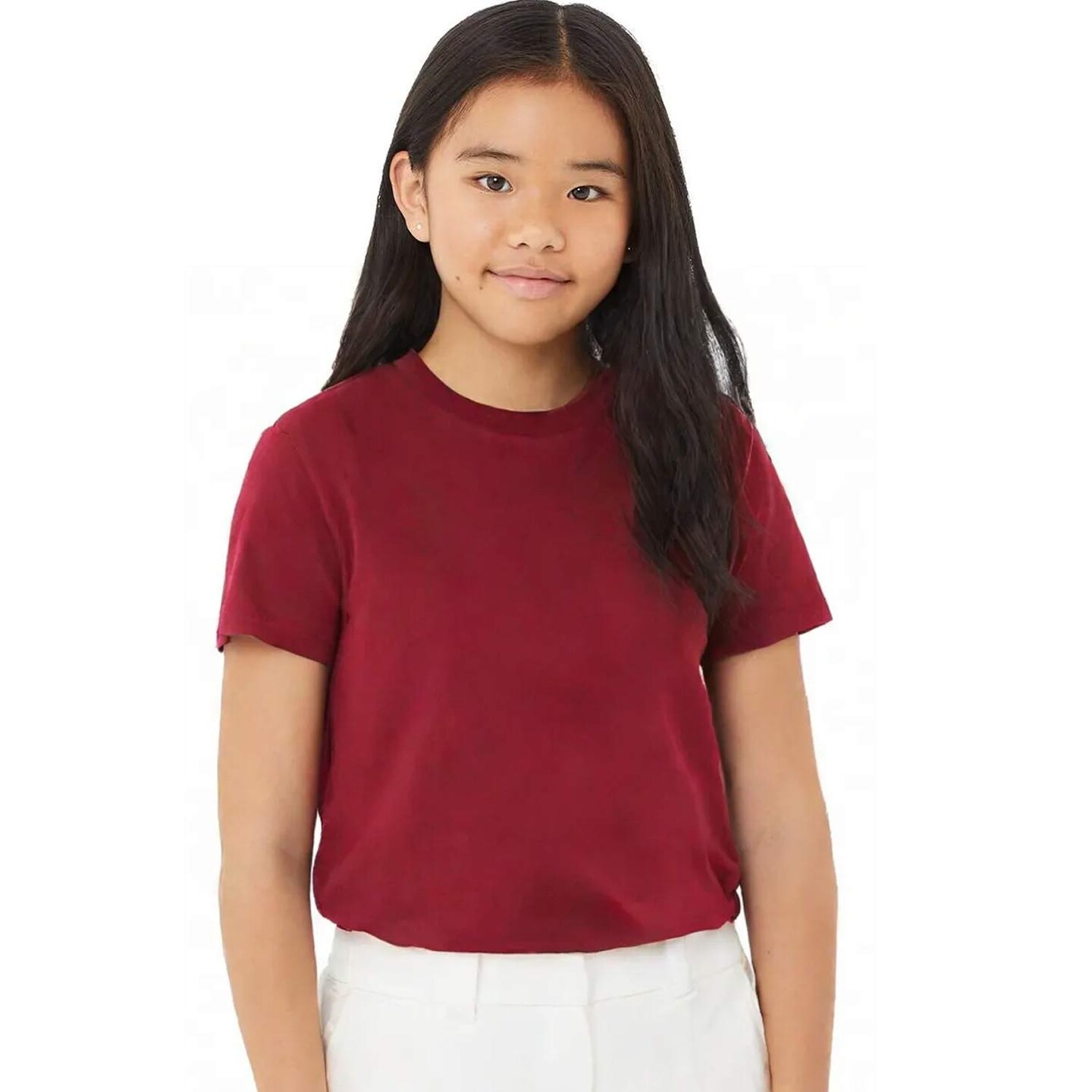 BELLA + CANVAS Premium Youth Jersey Tee with Sustainable Airlume Cotton and Modern Retail Fit