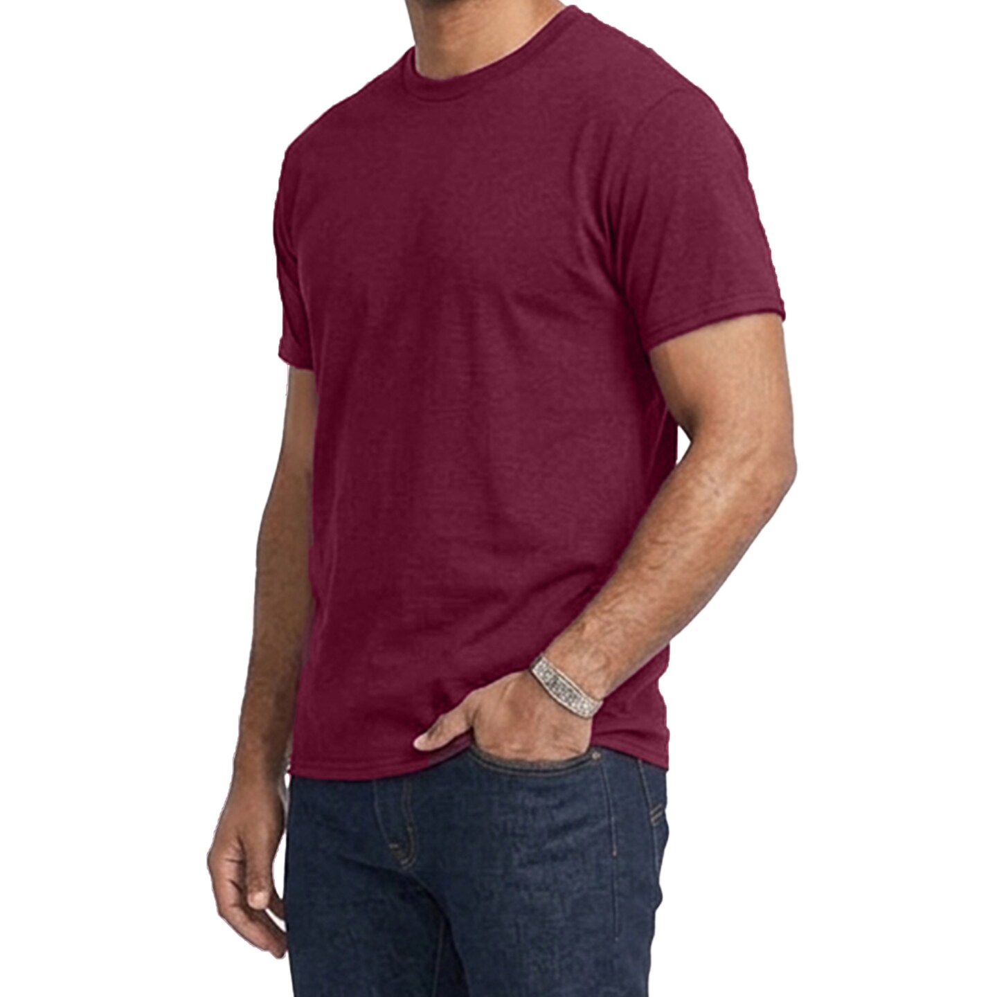 Gildan Maroon Cotton T-Shirt Blanks for Creative Projects, Vinyl Design, Screen Printing & Personalization