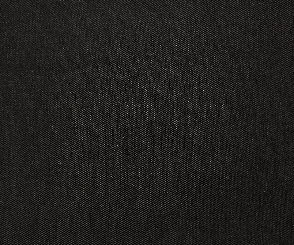 Black 10 oz. Cotton Stretch Japanese Selvedge Denim Fabric By the Yard