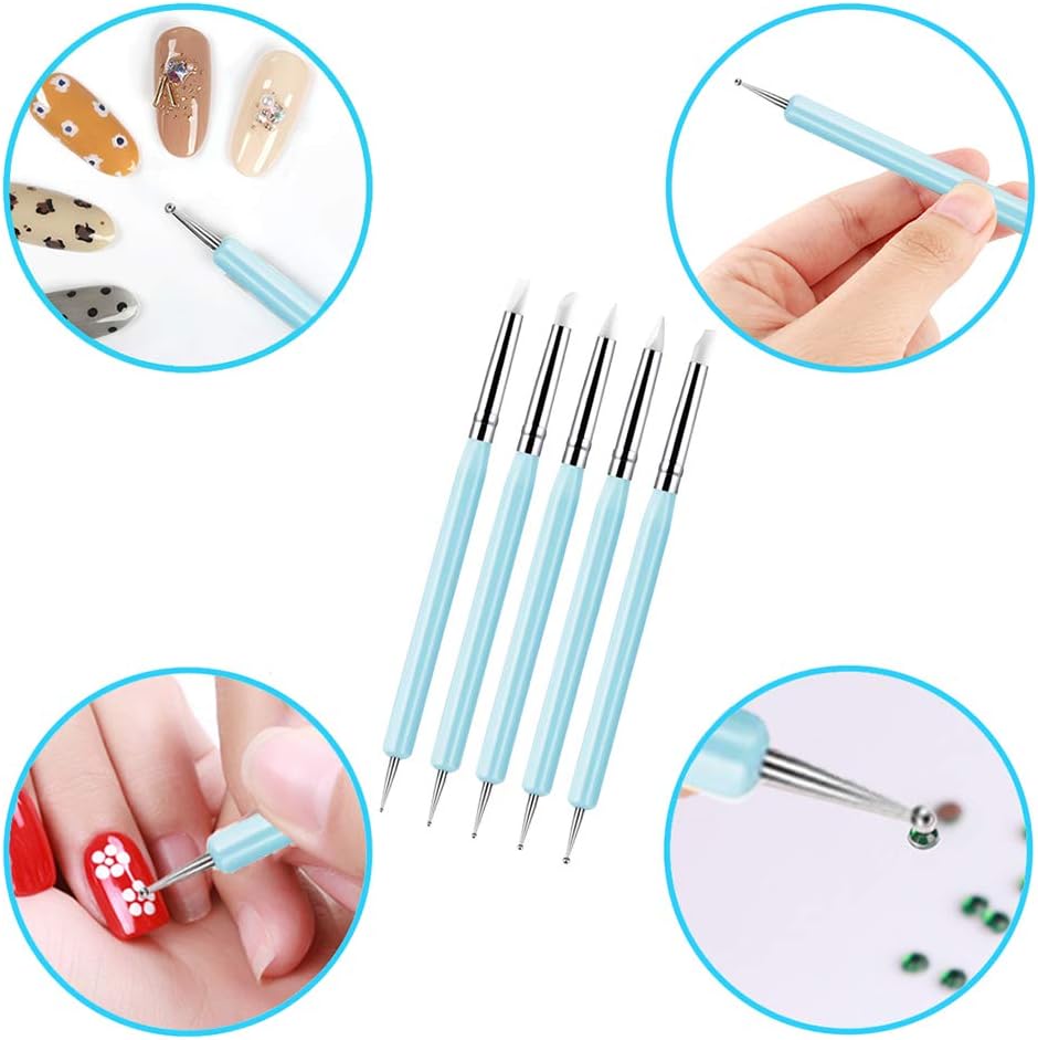 53PCS Mandala Dot Painting Kit – Rock Painting Tools Set with Stencils, Acrylic Rods, Brushes, Ball Stylus & Tray for DIY Crafts, Art Design, Nail Art & Home Decor