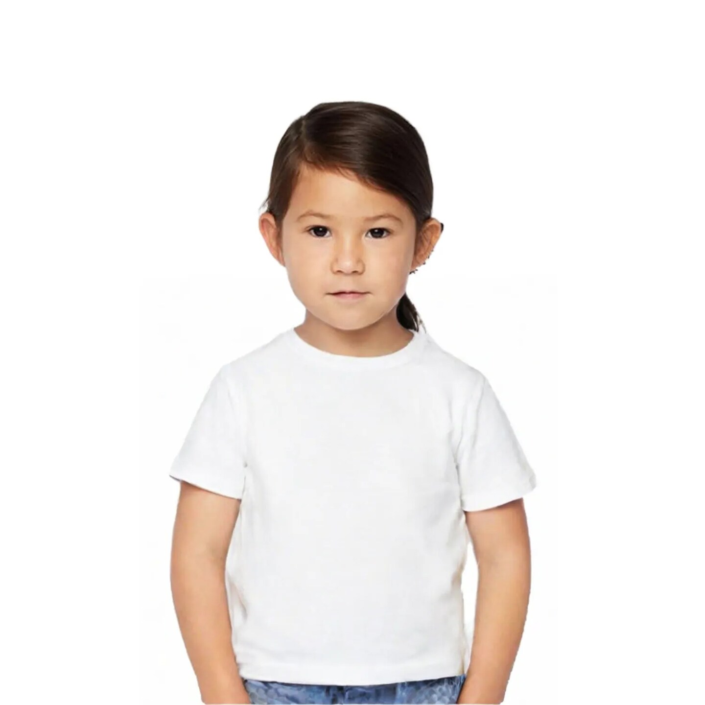 BELLA+CANVAS Toddler Jersey Crew Neck Short Sleeve Tee Soft Cotton Kids Shirt Everyday Wear 3001T