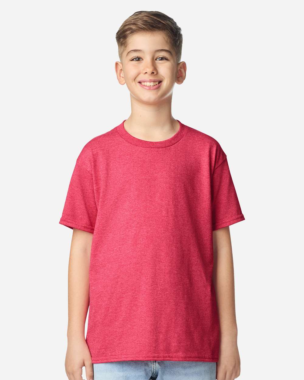 Gildan Heavy Cotton Youth Short Sleeve Crewneck T-Shirt – Kids Everyday Basic Tee for Comfort