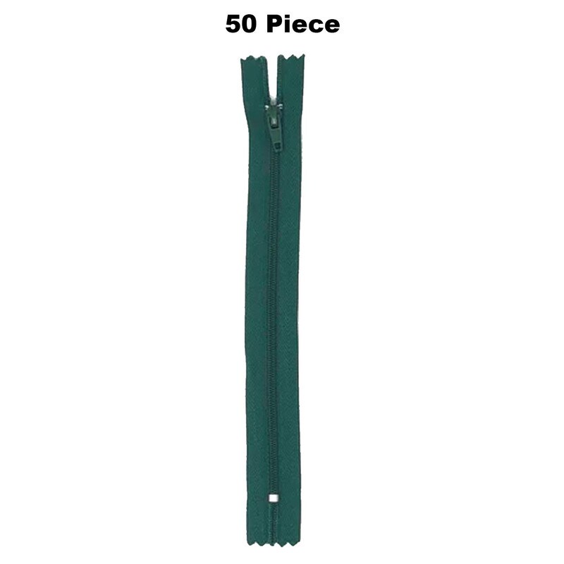 Nylon Zippers 9 Inches Coil #3 Closed Bottom