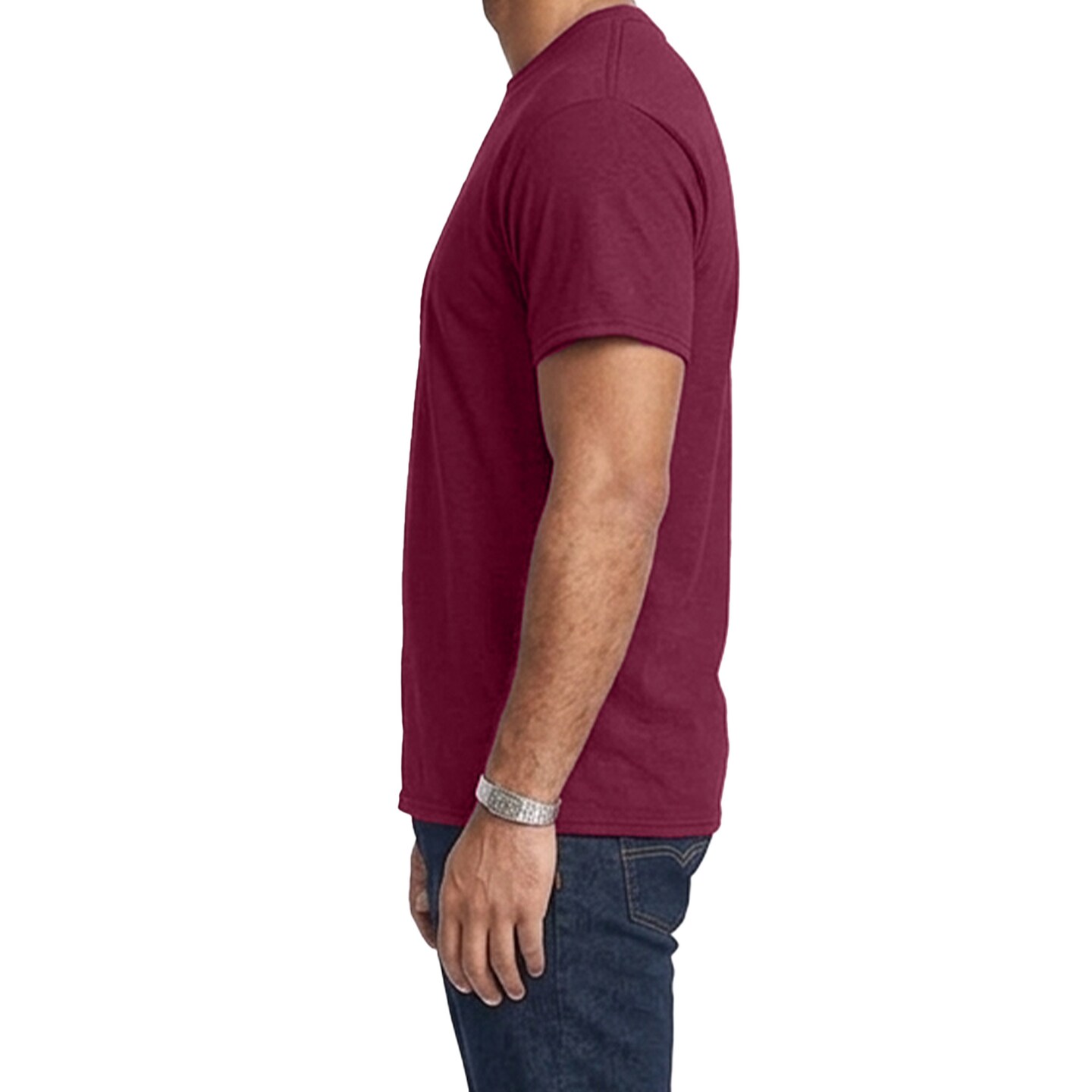 Gildan Maroon Cotton T-Shirt Blanks for Creative Projects, Vinyl Design, Screen Printing & Personalization