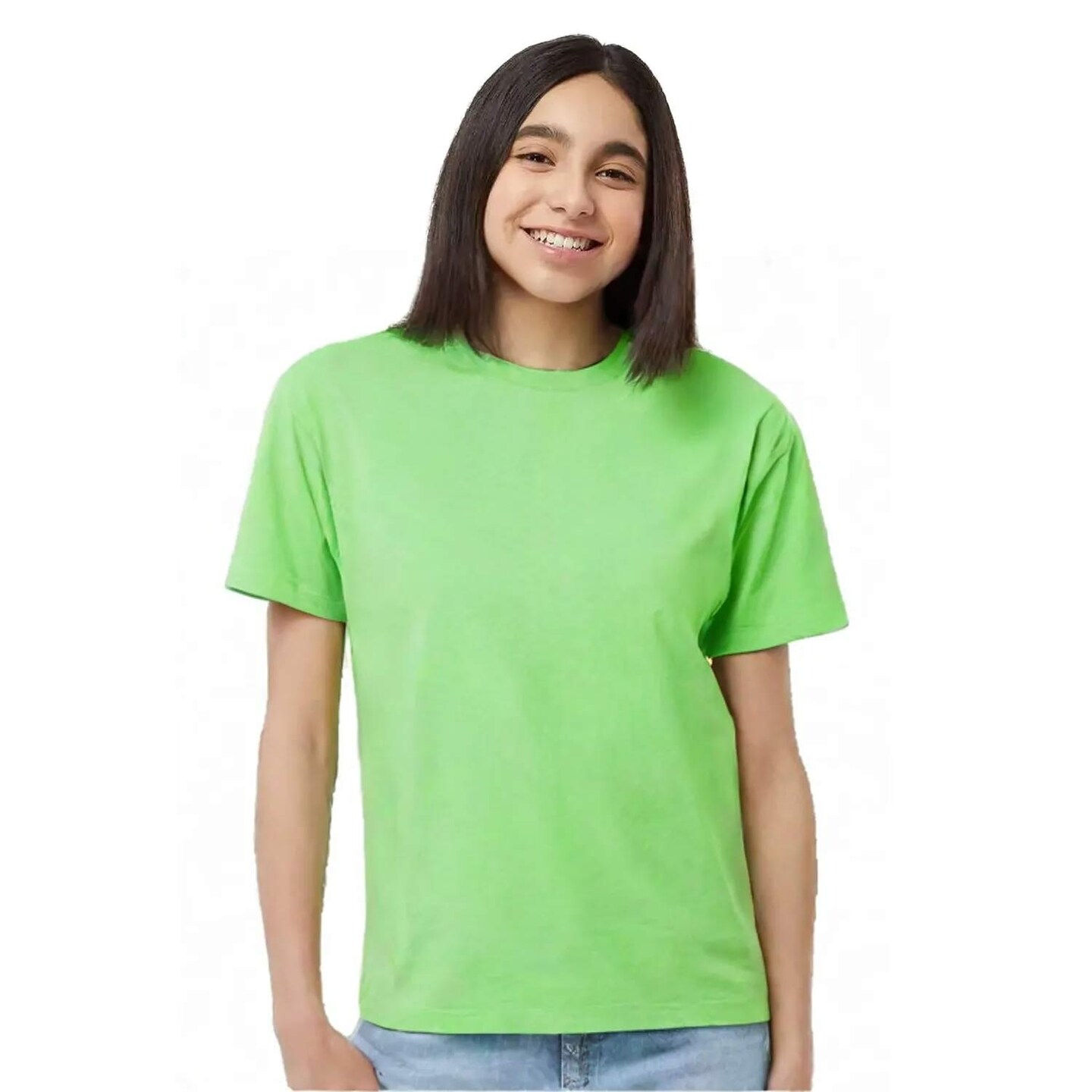 Youth Soft Touch Crewneck T-Shirt for School, Sports & Everyday Casual Wear